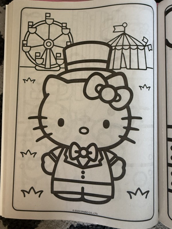 Sanrio Hello Kitty Coloring Book Jumbo Hours Of Fun By Bendon New gallery