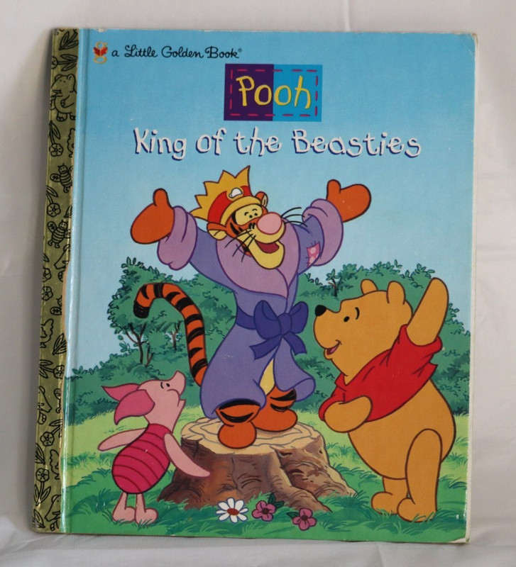 Little Golden Book: Pooh: King Of The Beasties, Children book, young reader #35