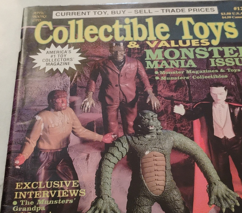 Collectible Toys & Values Magazine Monster Mania Issue 12 English Toys Monsters
