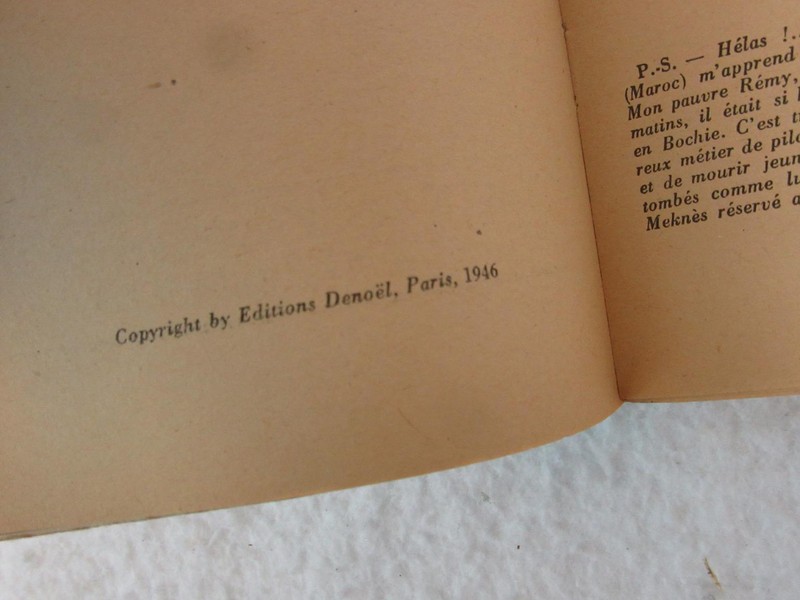 Blaise Cendrars LA MAIN COUPEE 1946 Societe Des Editions Denoel, Paris w/Blurb gallery