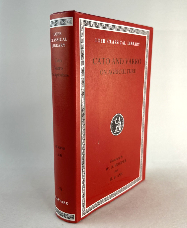 On Agriculture Hardcover Cato Varro Loeb Classical Library
