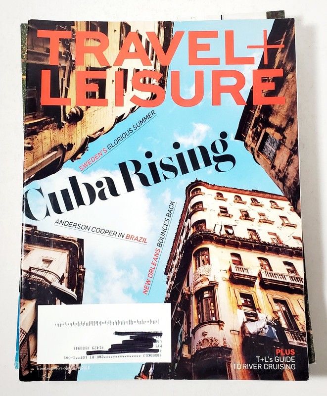Lot Of 6 Travel + Leisure Magazines 2015 2016 Cuba Hawaii & Food Issue gallery