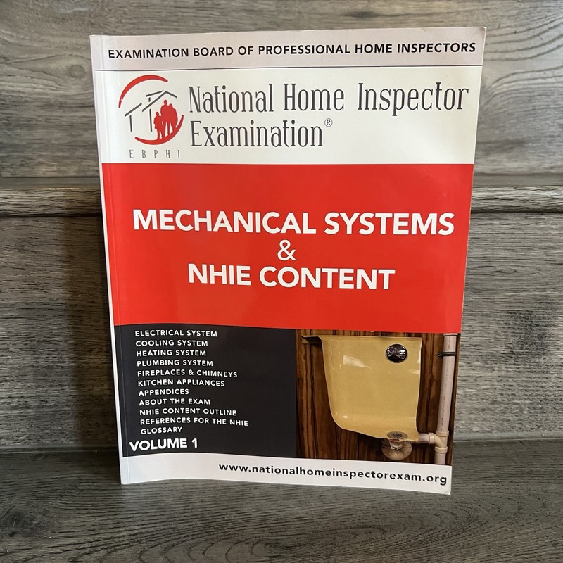 NHIE Mechanical Systems & NHIE Content Vol 1 Bruce Barker (2019) Home Inspector