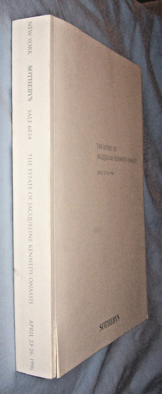 Estate of Jaqueline Kennedy Onassis Auction Catalog PB-Sotheby's 1996-584 pages gallery