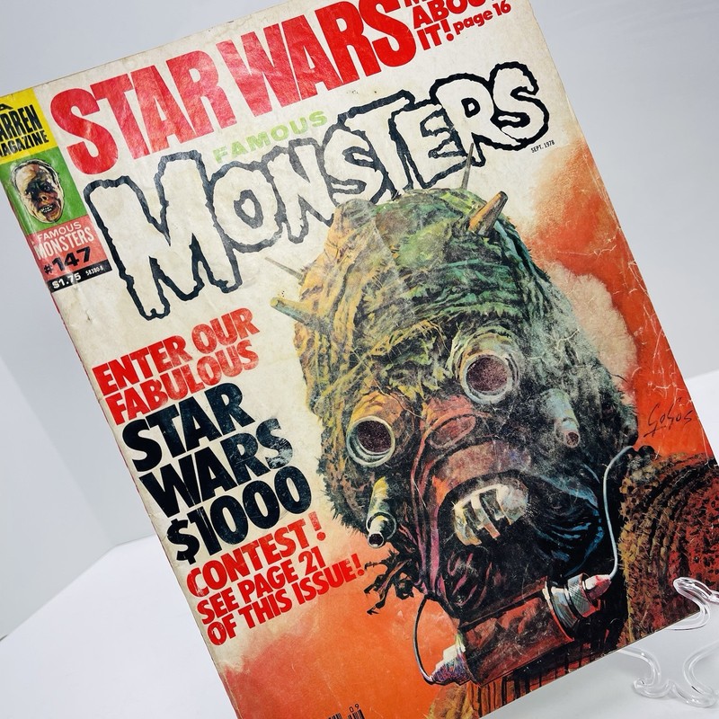 FAMOUS MONSTERS #147 Sept 1978 Star Wars Warren Magazine