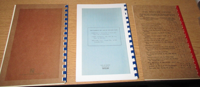 3 Oxford Group reproduction booklets, An Apostle, The OG Movement, When I Awake gallery