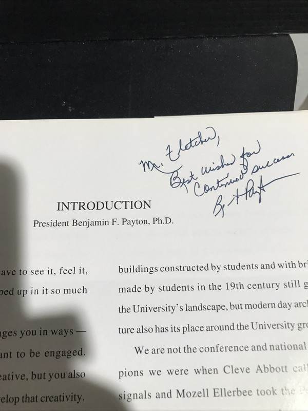 OOP Signed 1st Edition ~ Tuskkegee University Then & Now Bud E Smith 1993 HC DJ gallery