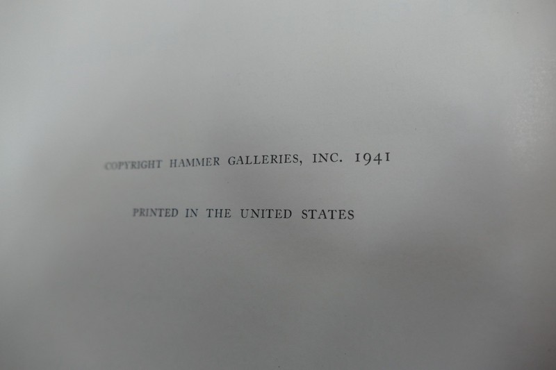 antique auction catalog William Randolph Hearst Collection Hammer Galleries 1941 gallery