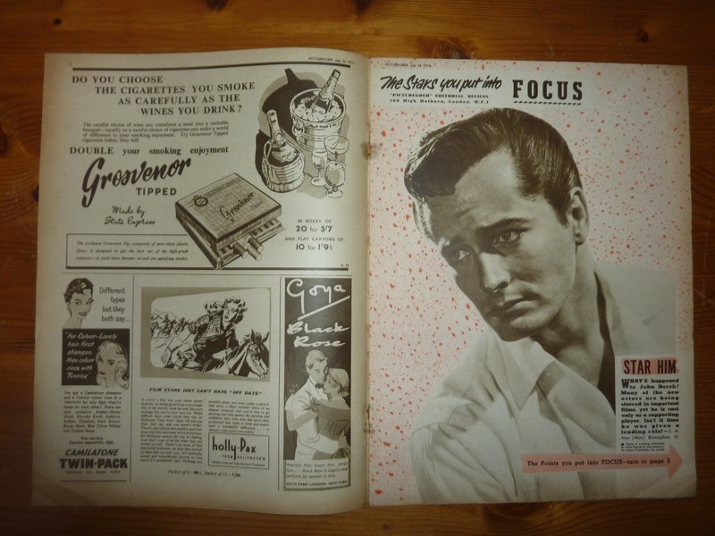 PICTUREGOER No 1054 Vol 30 16TH JULY 1955 DIANNE FOSTER COVER GINA LOLLOBRIGIDA gallery