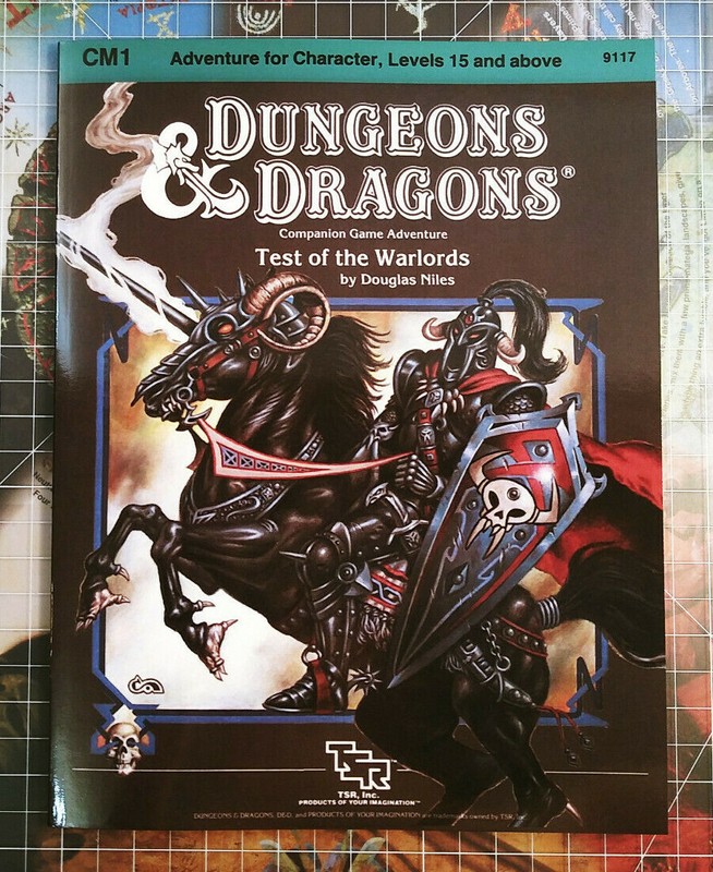 CM1 Test of the Warlords – Dungeons & Dragons – D&D – AD&D