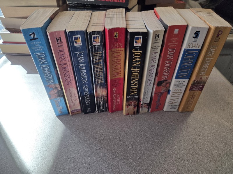Joan Johnston Lot Of 10 Books Paperback Romance Western 2 Are 2-in-1 =12 Stories