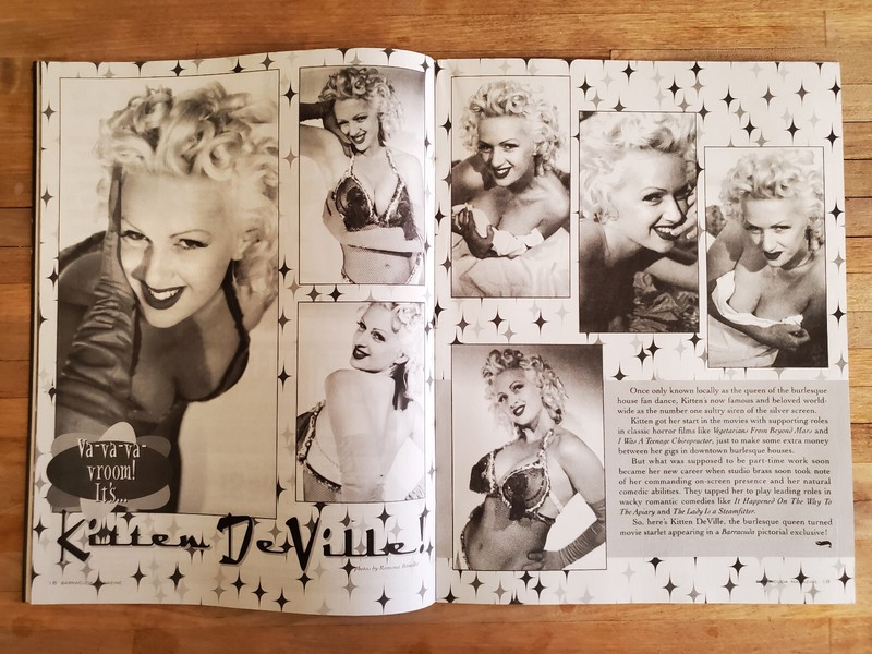 Barracuda Magazine #05 Steve McQueen Kitten DeVille Burlesque Pinup Stag NOS gallery