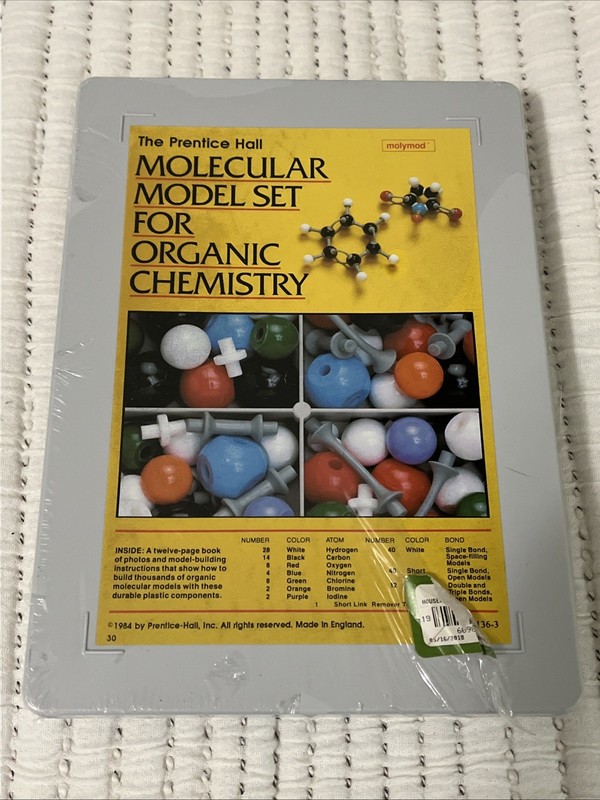 Prentice Hall Molecular Model Set for Organic Chemistry Sealed Mostly