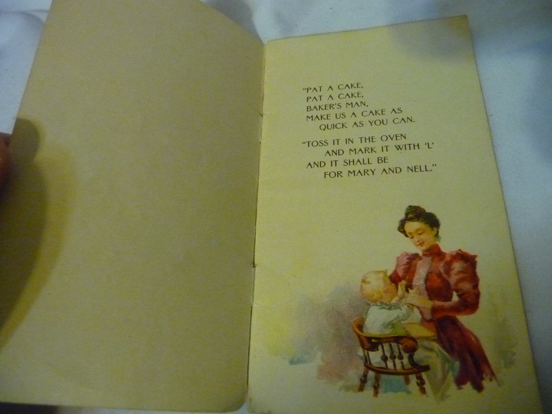 Antique Advertisement "Pat A Cake" Book for Marvel Flour Dated 1899 G.M. Heath gallery