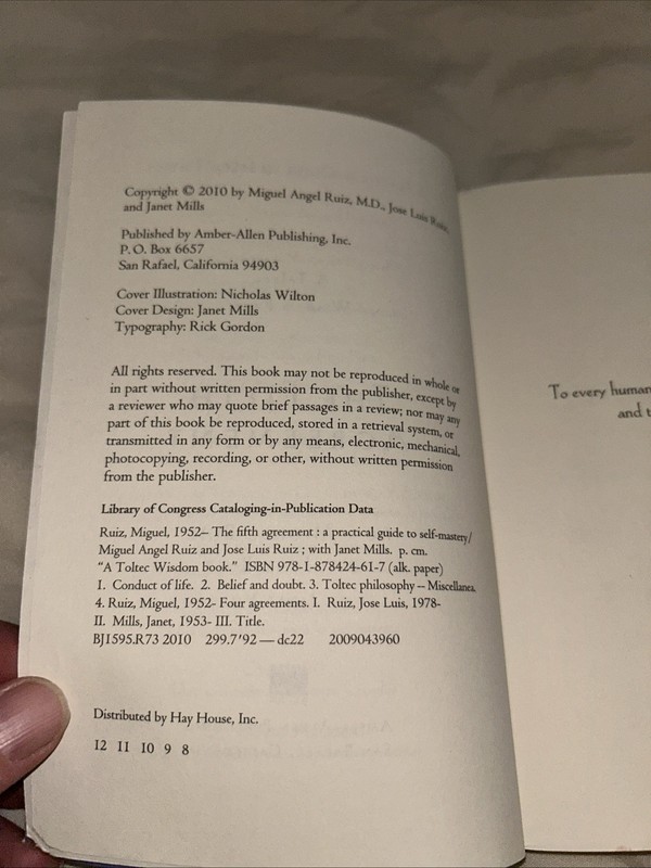 The Fifth Agreement Paperback gallery