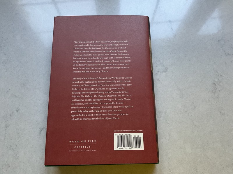 Early Church Fathers Collection Word on Fire Classics HC Book Like New gallery