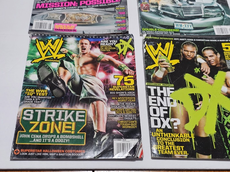 2010s WWE Magazine Lot Of 4 Jeff Hardy John Cena De-Generation X gallery