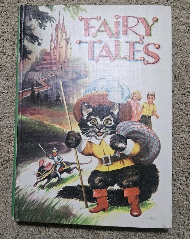 FAIRY TALES Book VTG 1950 Children Hardcover Storybook Illustrated Whitman