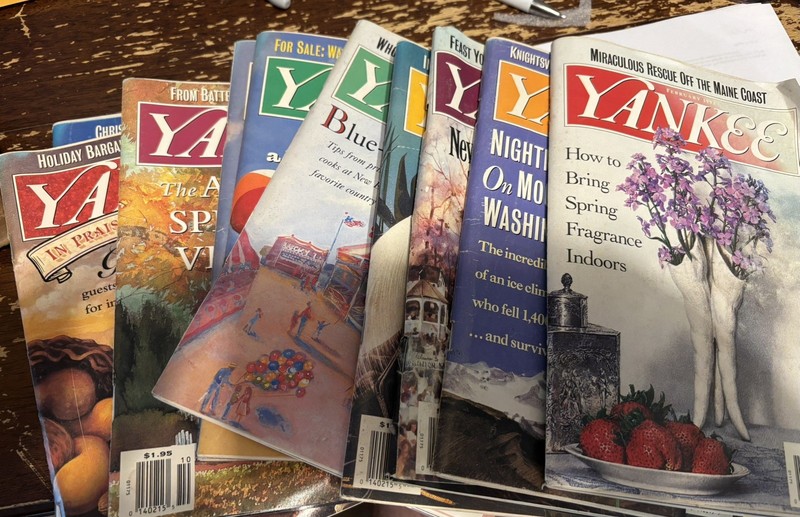 Lot of 10 Yankee Magazine 1993 Issues Good Condition – New England