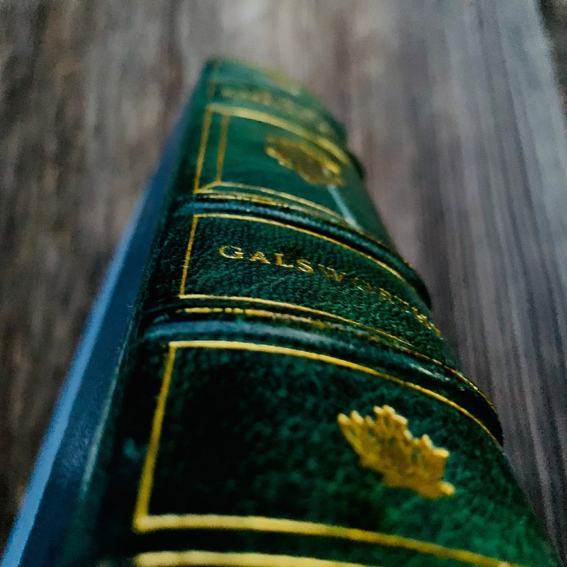 1945 THE FORSYTE SAGA by John Galsworthy The Memorial Edition LEATHER Gilt Top gallery