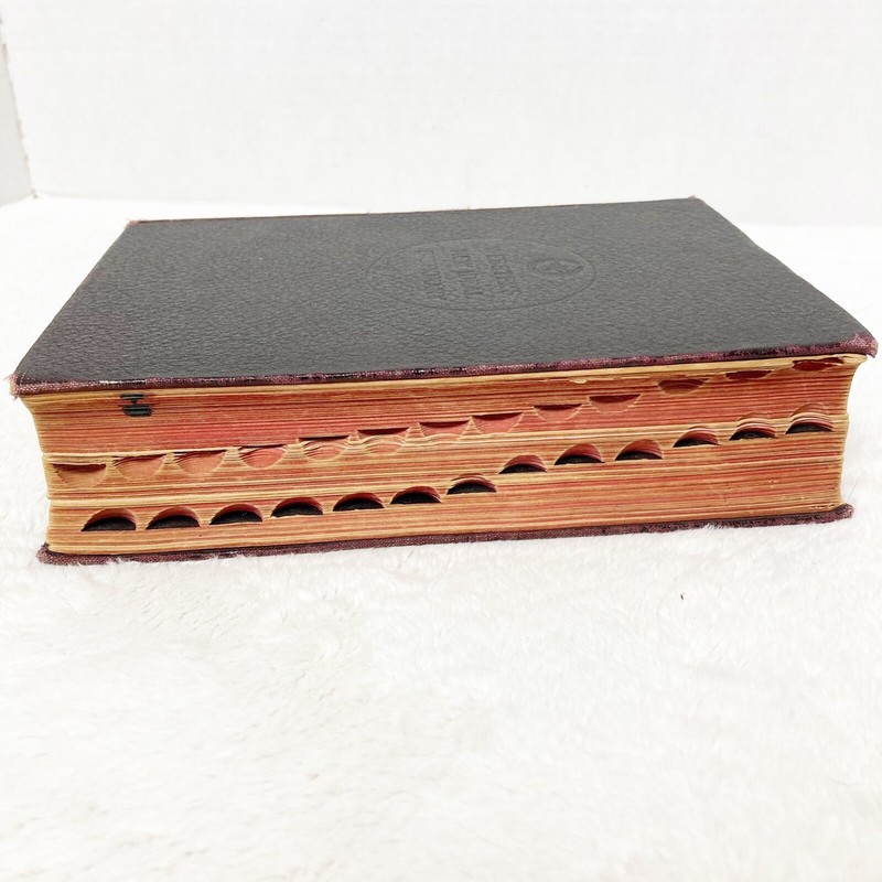 1928 Websters New Ideal Dictionary ANTIQUE Maroon Cover gallery