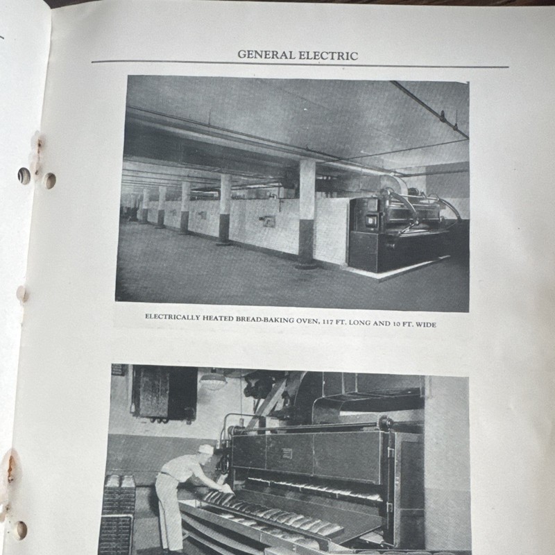 1929 GENERAL ELECTRIC GE ENGINEERING BULLETIN “Electric Heat in Industry” gallery