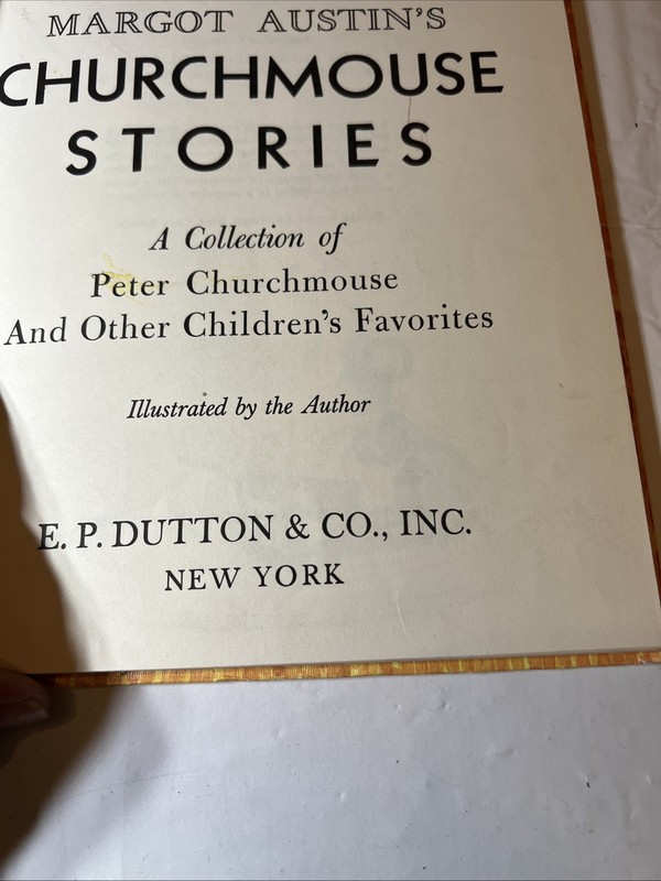 Margot Austin's Churchmouse Stories Vintage 1956 Weekly Reader Hardcover Book gallery