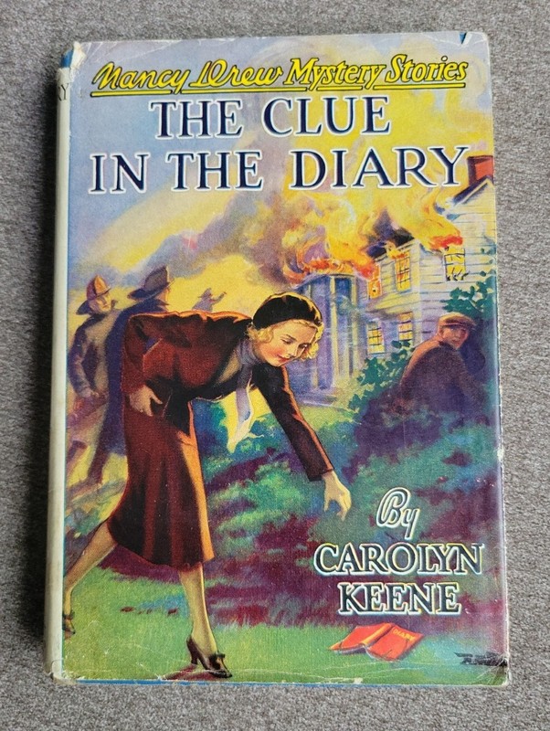 Nancy Drew #7 THE CLUE IN THE DIARY by Carolyn Keene, 1932, hc+dj